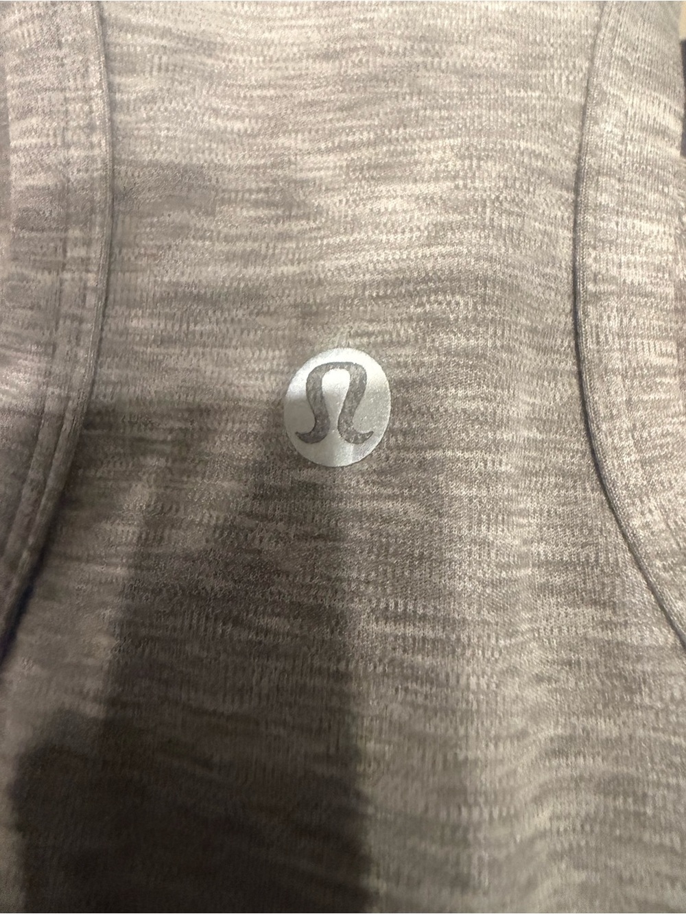 lululemon athletica Gray Ribbed Racerback Tank - Picture 3 of 3